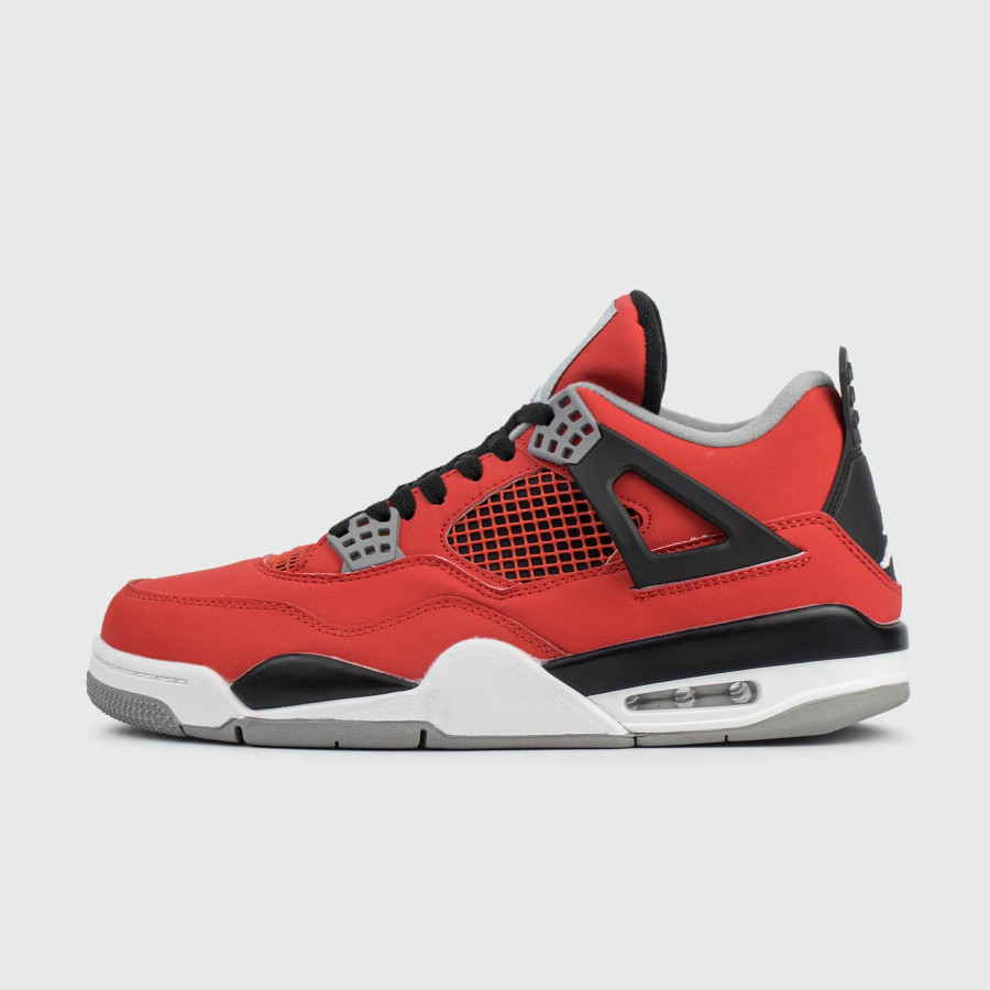 кроссовки Nike Air Jordan 4 Retro Red Grey Inside