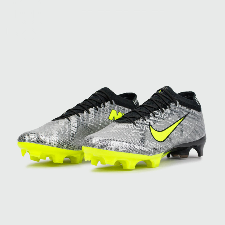 бутсы Nike Air Zoom Mercurial Vapor XV Elite FG Silver Yellow