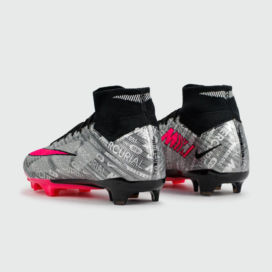 бутсы Nike Air Zoom Mercurial Superfly IX Elite FG Grey Pink