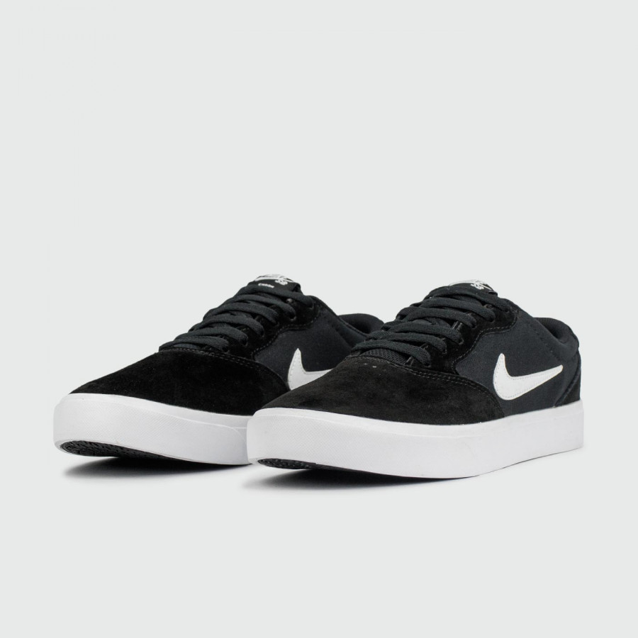 кеды Nike SB Chron Suede Black White Wmns