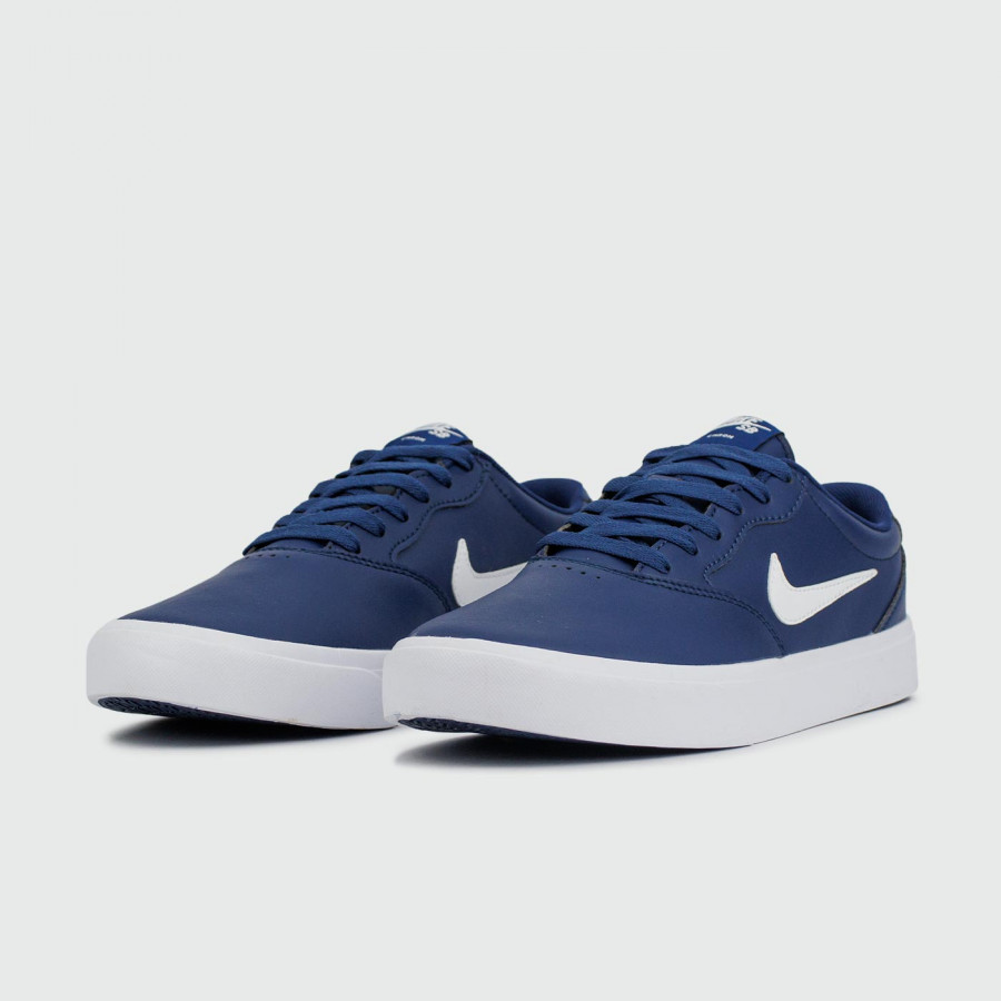 кеды Nike SB Chron Leather Blue White