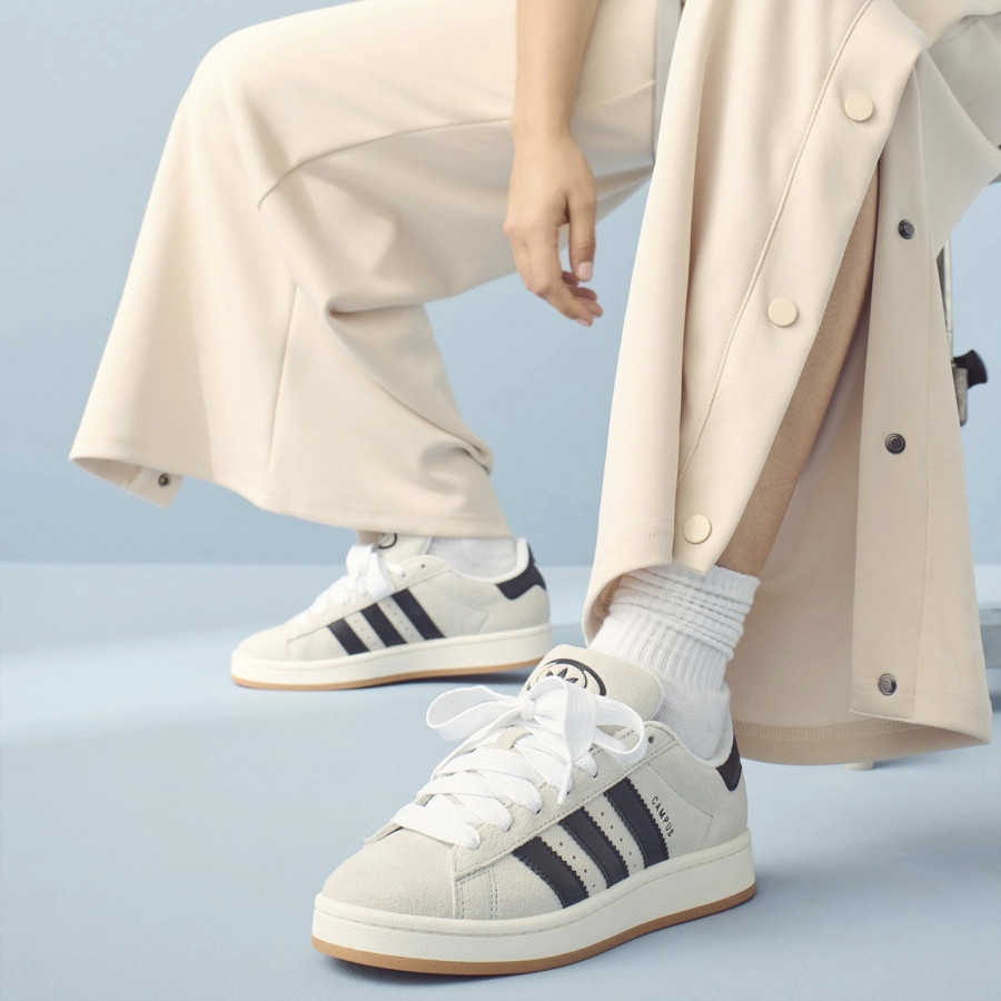 кроссовки Adidas Campus 00s Grey / Black Str. Wmns