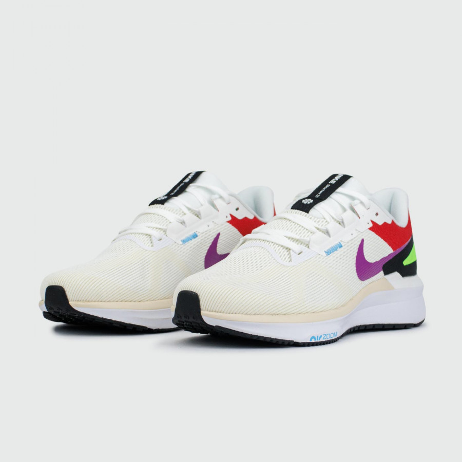 кроссовки Nike Air Zoom Structure 25 Cream Red Purple
