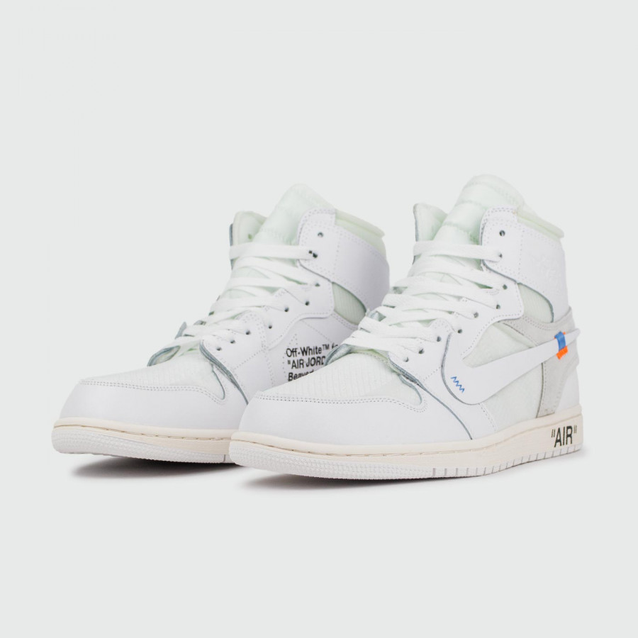 кроссовки Nike Air Jordan 1 White x Off-White