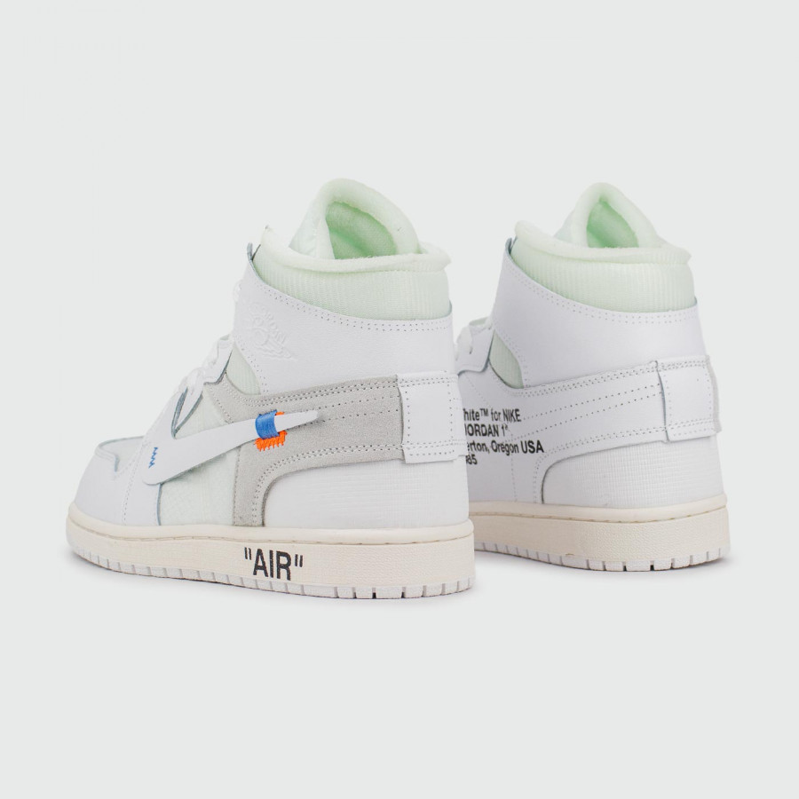 кроссовки Nike Air Jordan 1 White x Off-White