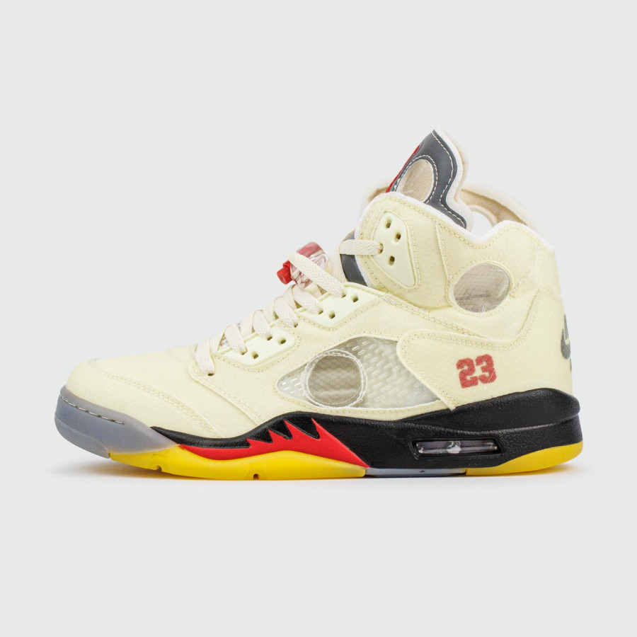 кроссовки Air Jordan 5 x Off-White Sail