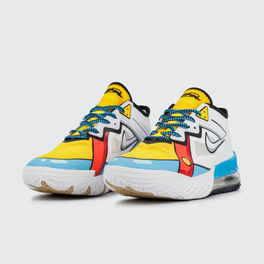 кроссовки Nike Lebron 18 Low White Blue