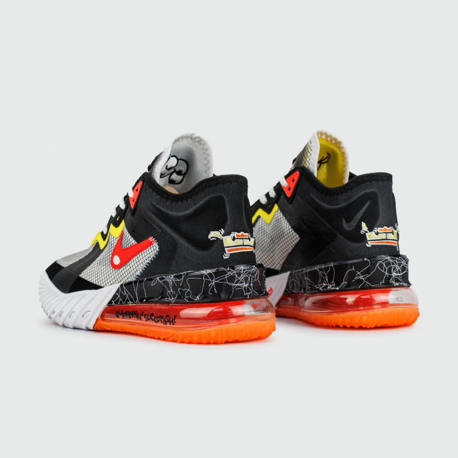кроссовки Nike Lebron 18 Low Grey Black