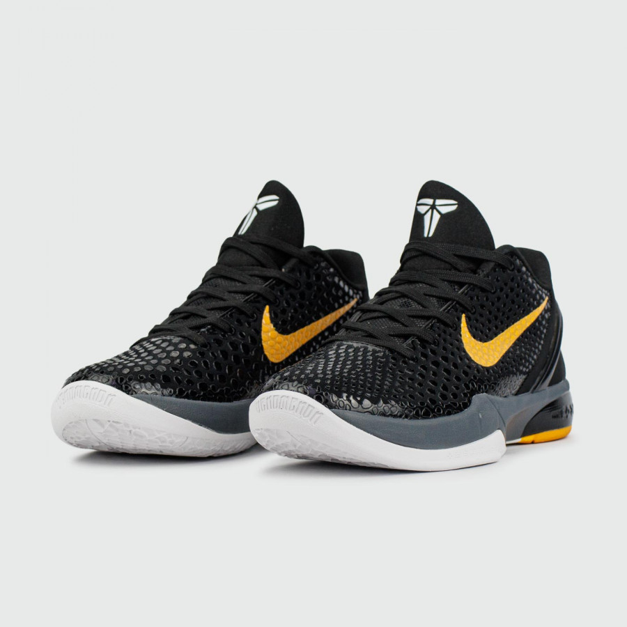 кроссовки Nike Kobe 6 Protro Black Yellow