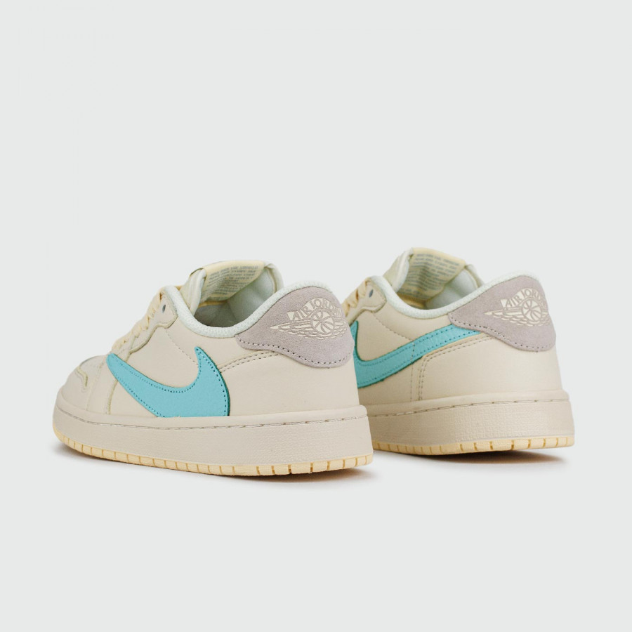 кроссовки Air Jordan 1 Low x Travis Scott Beige Wmns