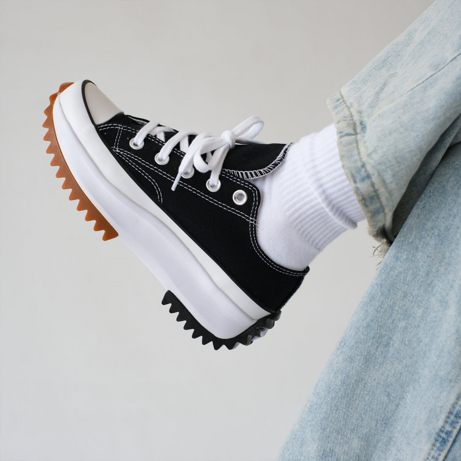 кеды Converse Run Star Low Black White Wmns