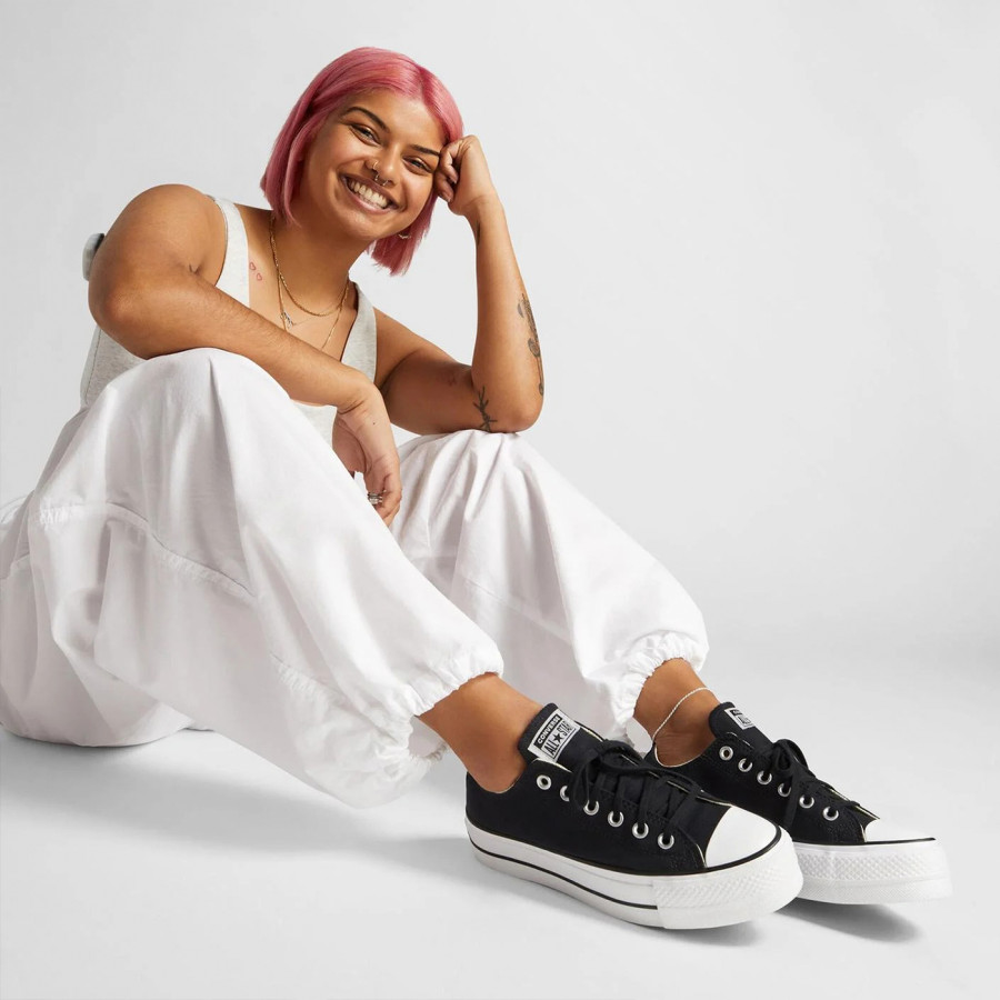 кеды Converse Chuck Taylor Platform Black / White Wmns