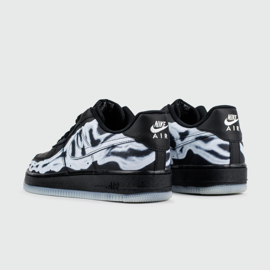 кроссовки Nike Air Force 1 Low Skeleton Black