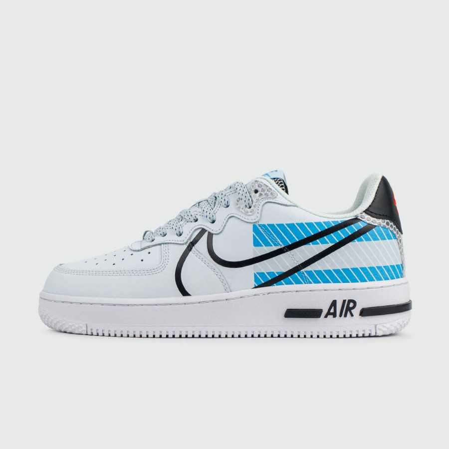 кроссовки Nike Air Force 1 React Grey White