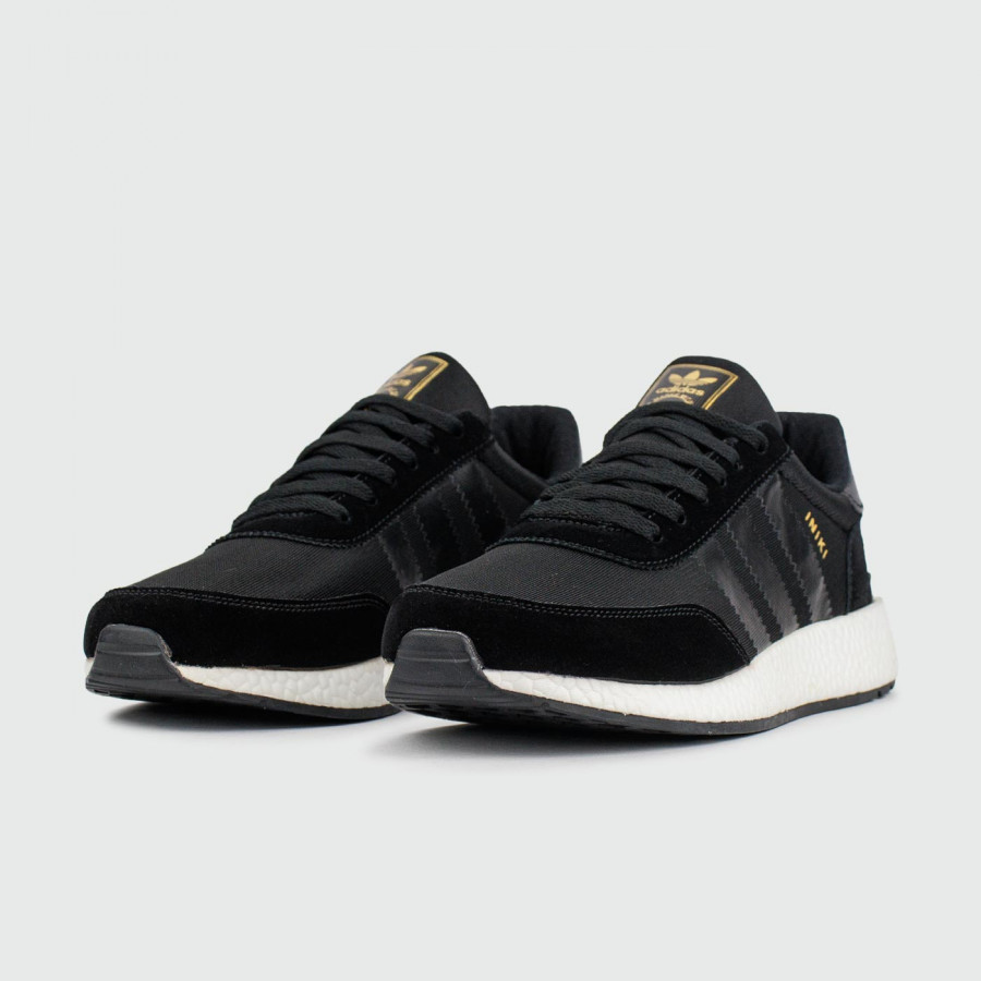 кроссовки Adidas Iniki Runner Boost Black Bl.Stripes