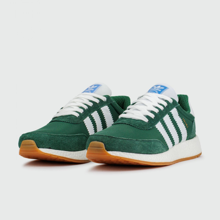 кроссовки Adidas Iniki Runner Boost Green White Wmns