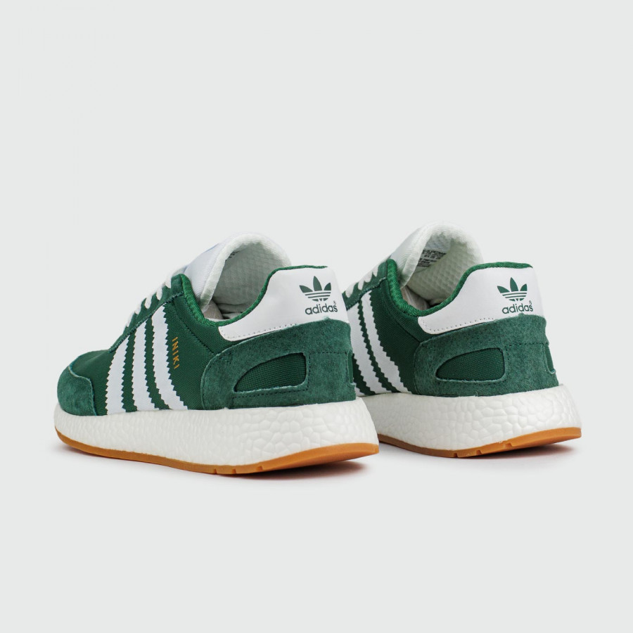 кроссовки Adidas Iniki Runner Boost Green White Wmns