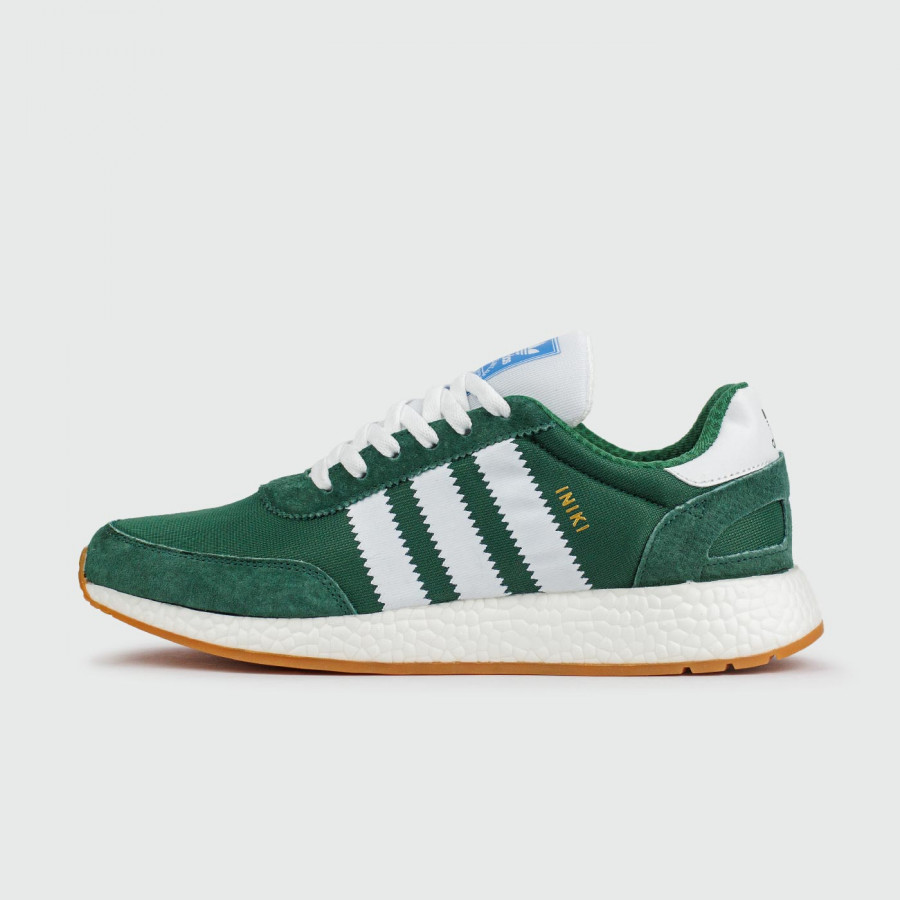 кроссовки Adidas Iniki Runner Boost Green White Wmns