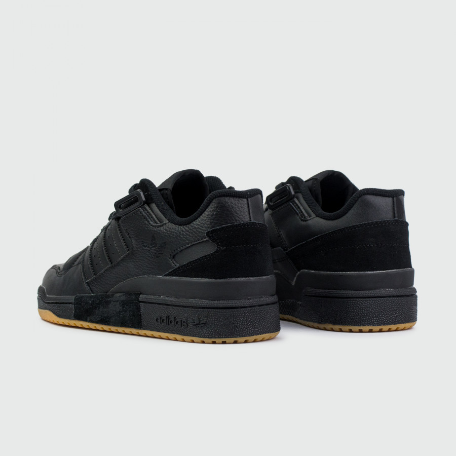 кроссовки Adidas Forum Low Black / Gum Ftwr. New