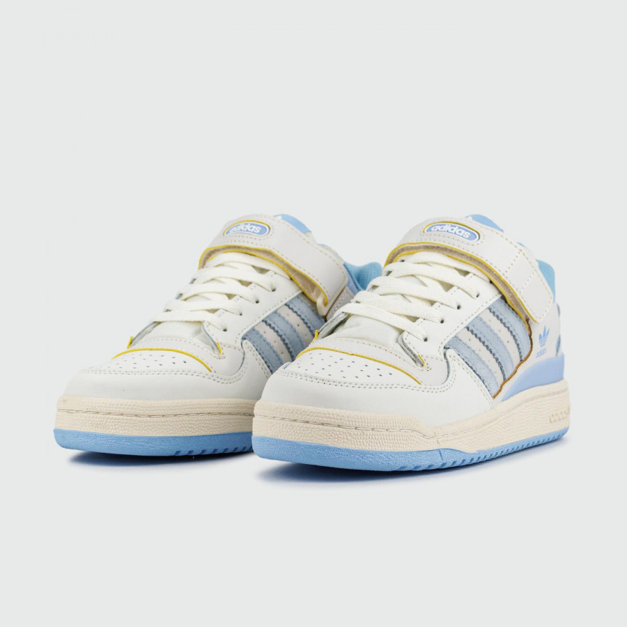 кроссовки Adidas Forum Low White Sky Blue Wmns