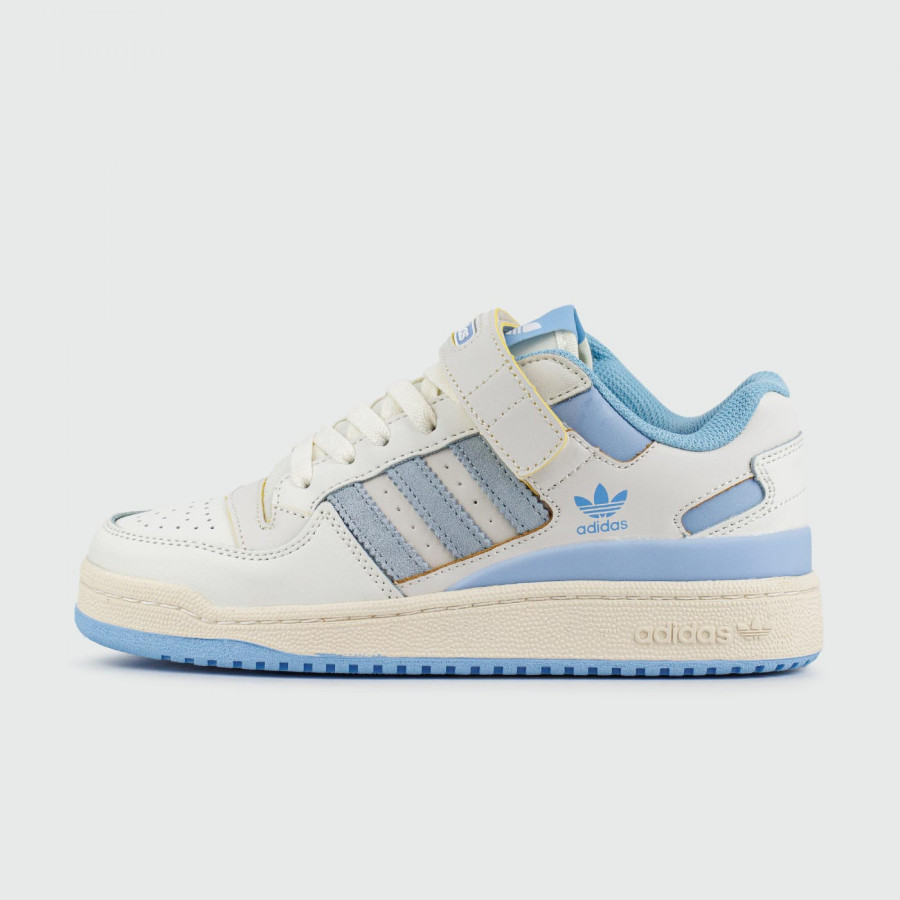 кроссовки Adidas Forum Low White Sky Blue Wmns