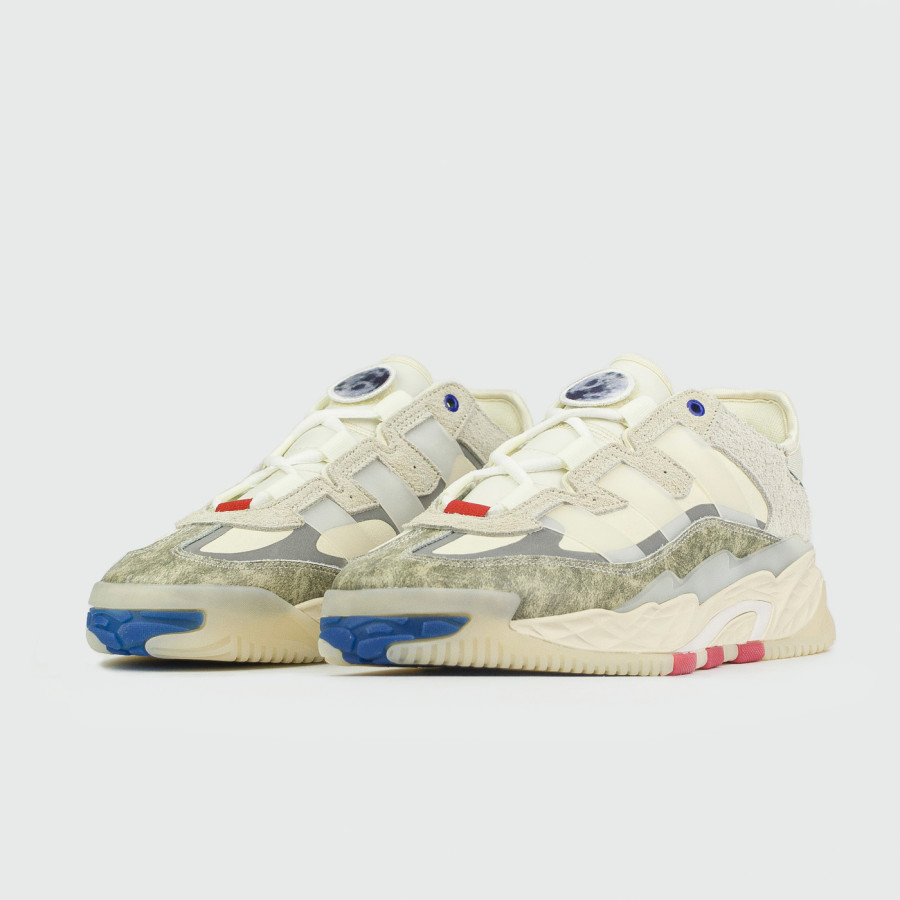 кроссовки Adidas Niteball Grey One / Halo Ivory Wmns