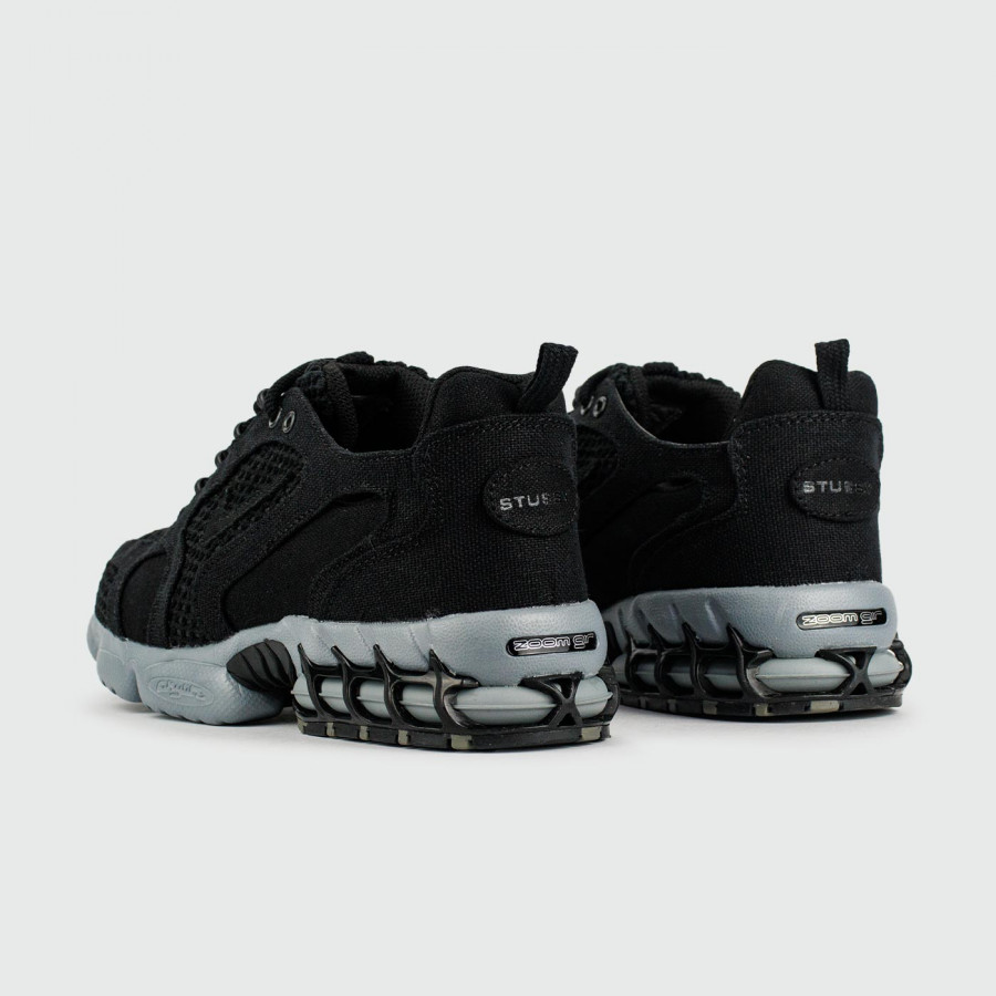 кроссовки Nike Air Zoom Spiridon Cage 2 x Stussy Black Grey