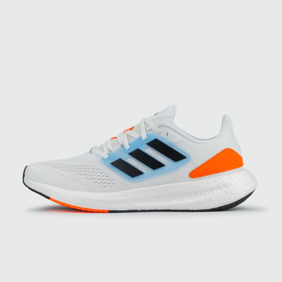 кроссовки Adidas Pureboost 22 White Blue Orange