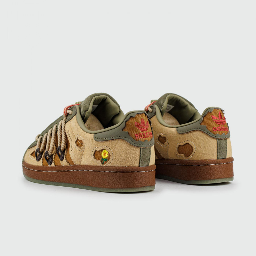 кроссовки Adidas Superstar x Melting Sadness Green Brown