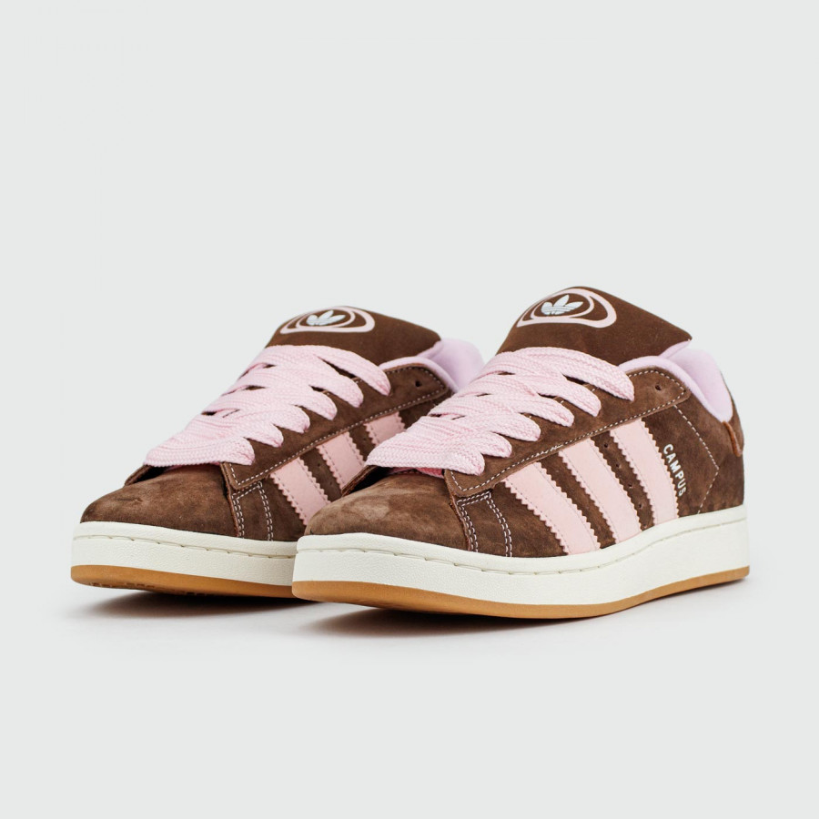 кроссовки Adidas Campus 00s Brown / Pink Suede Wmns