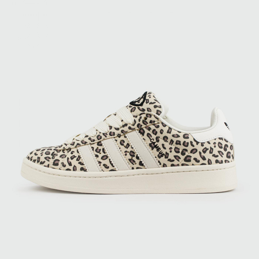 кроссовки Adidas Campus 00 Beige Leopard Wmns