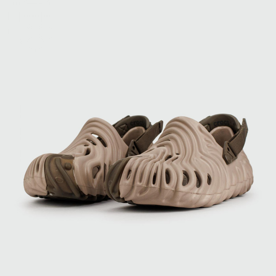 сабо Crocs Pollex Clog x Salehe Bembury Beige Brown