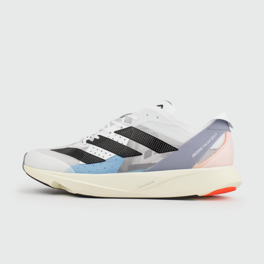 кроссовки Adidas Adizero Takumi Sen 9 White Black Str.