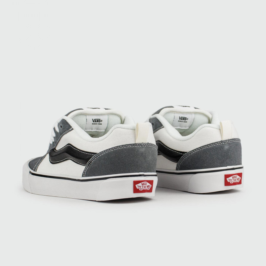 кеды Vans Knu Skool Grey White Black