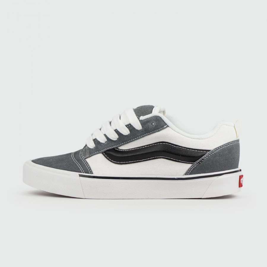 кеды Vans Knu Skool Grey White Black