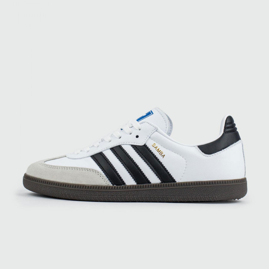 кроссовки Adidas Samba OG White Black Str.