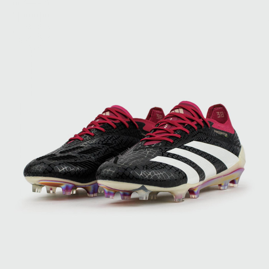 бутсы Adidas Predator Elite FG Black Bordeaux