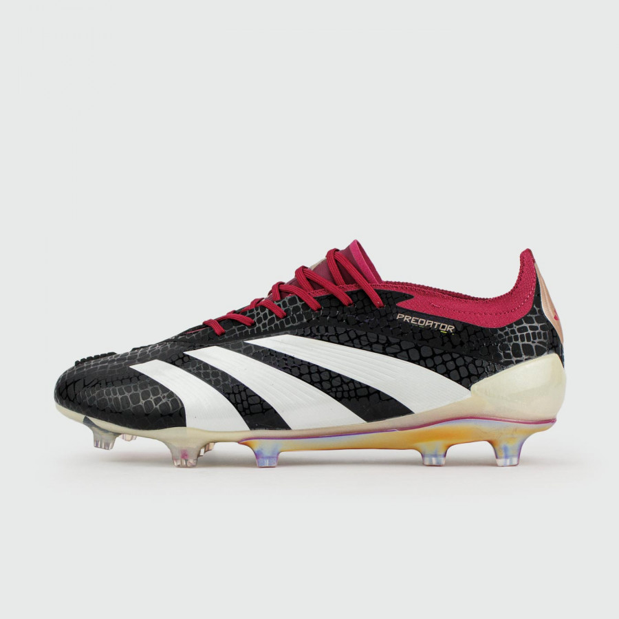 бутсы Adidas Predator Elite FG Black Bordeaux