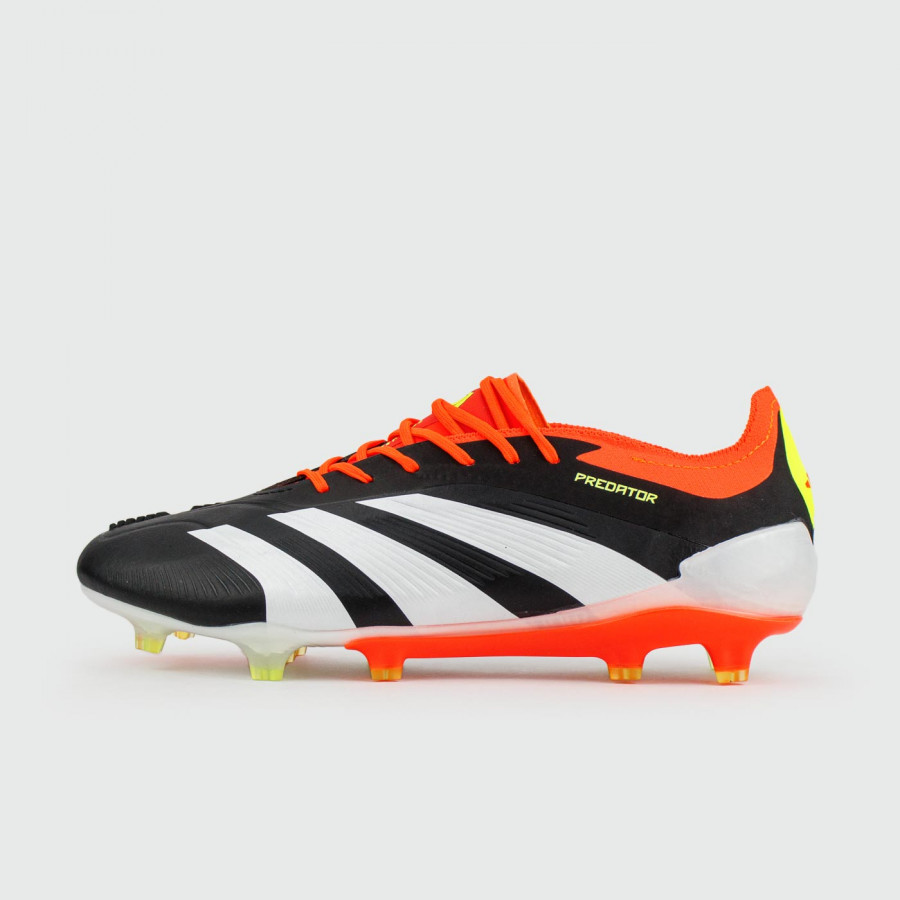бутсы Adidas Predator Elite FG Black Orange