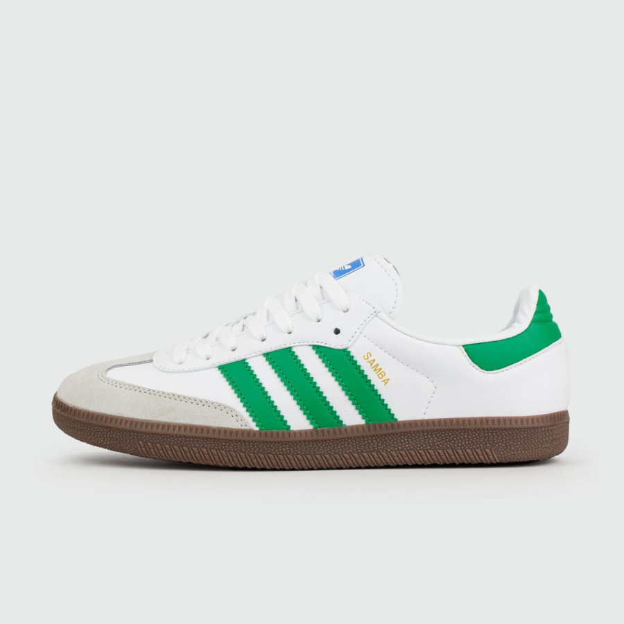 кроссовки Adidas Samba OG White Green new
