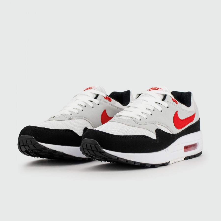 кроссовки Nike Air Max 1 Black Grey Red