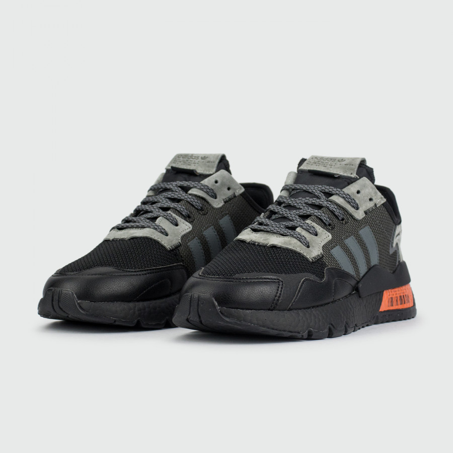 кроссовки Adidas Nite Jogger Black / Grey Wmns