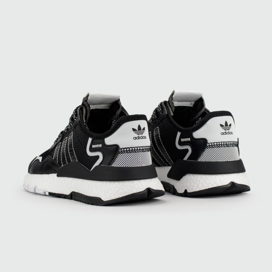 кроссовки Adidas Nite Jogger Black / White Wmns