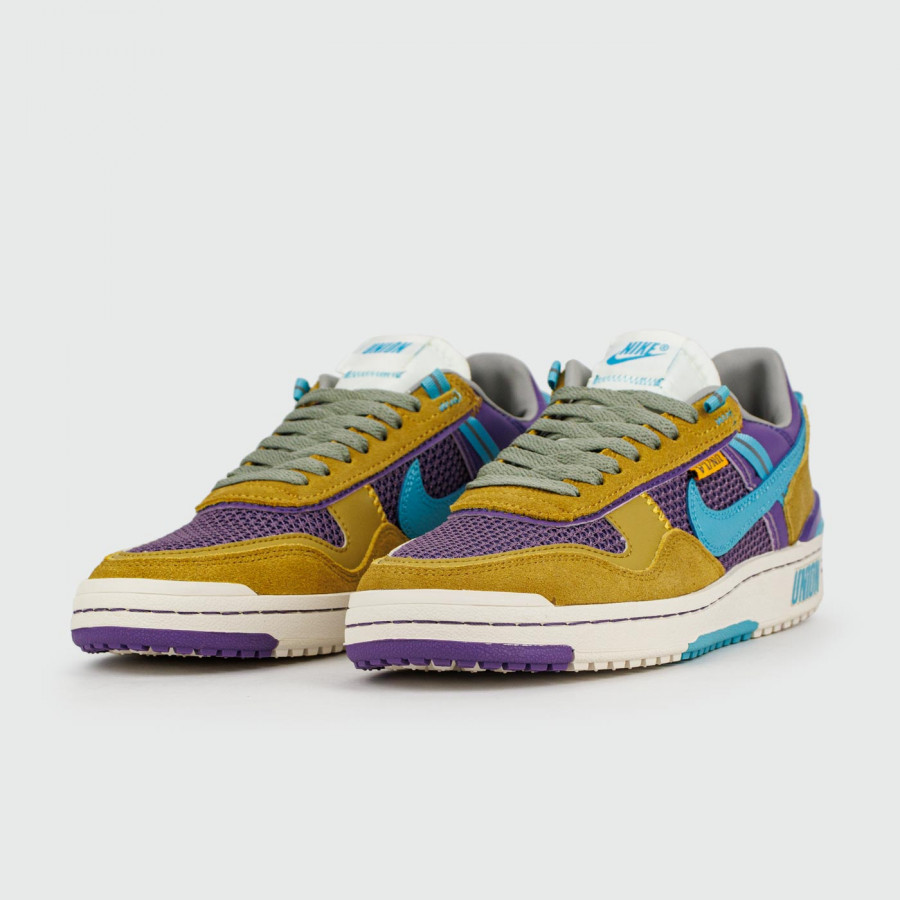 кроссовки Union LA x Nike Field General Yellow Purple