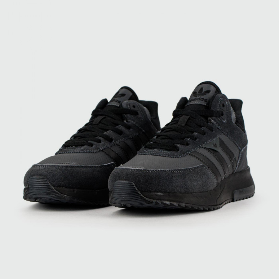 кроссовки Adidas Retropy F2 Mid Black with Fur