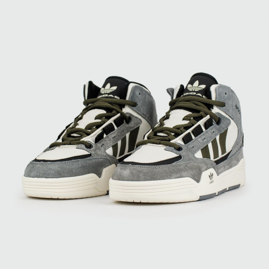 кроссовки Adidas ADI2000 Mid Grey White with Fur