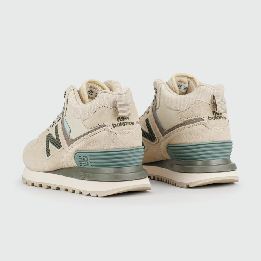 кроссовки New Balance 574 Mid Beige with Fur Wmns