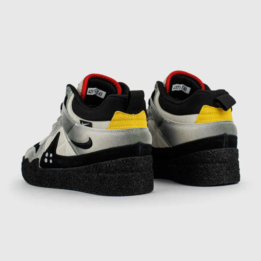 кроссовки Nike x CPFM Dunk Mid Grey / Black with Fur
