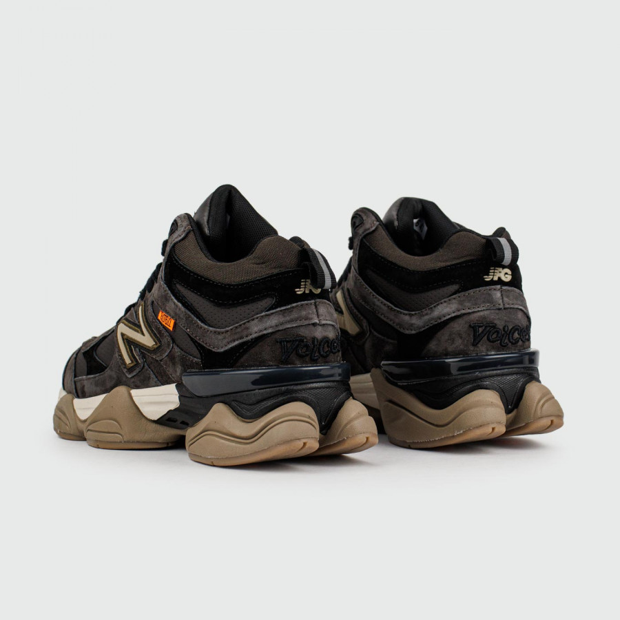 кроссовки New Balance 9060 Mid Brown with Fur