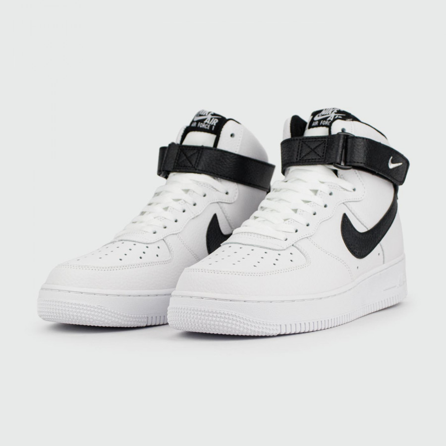 кроссовки Nike Air Force 1 Mid White Black